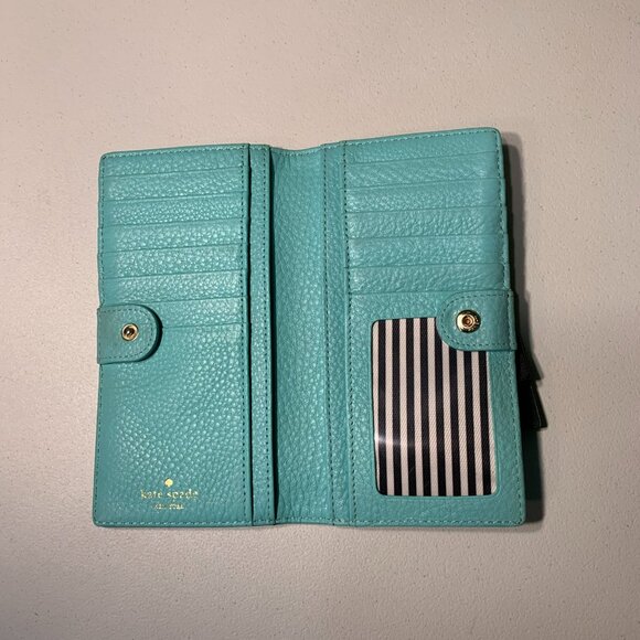 Kate Spade Aquamarine wallet - Picture 4 of 9
